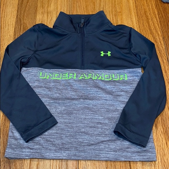 boys under armour quarter zip